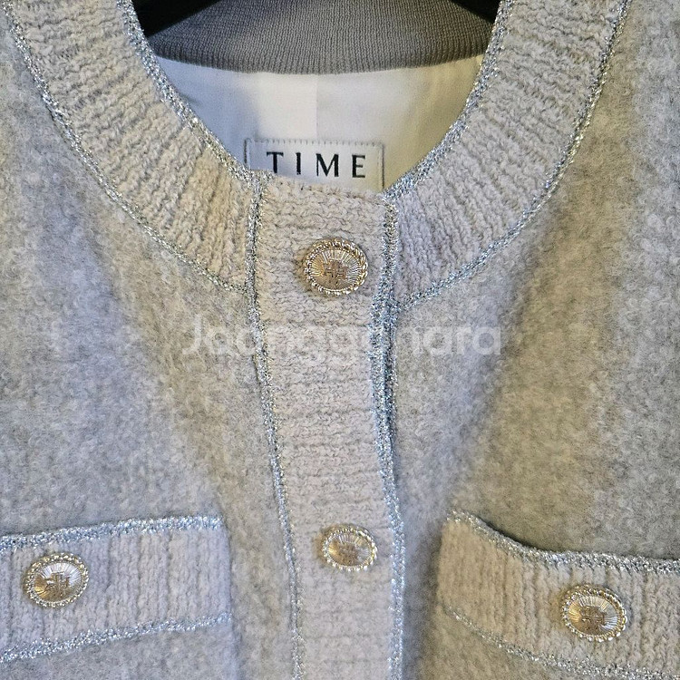 타임 알파카 글리터 자켓--3