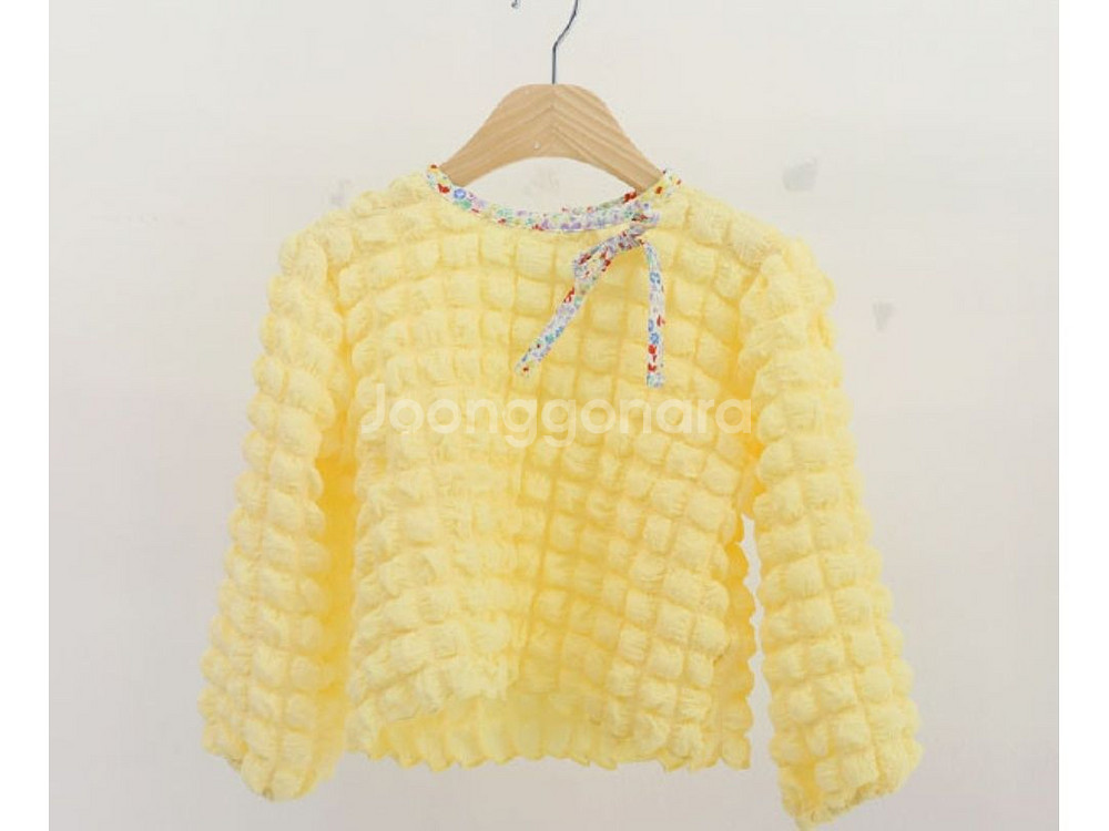 새상품 여아 폼폼이 치마레깅스세트 노랑세트--2