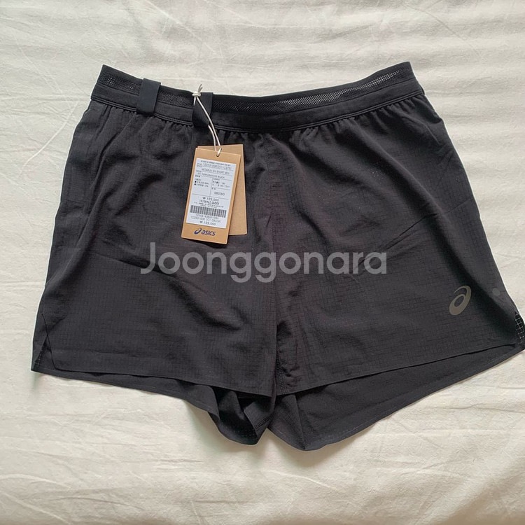 아식스 메타런 5인치 쇼츠 블랙 M--0