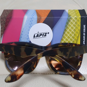 LAPIZ 호피문양 미러선글라스 중고
