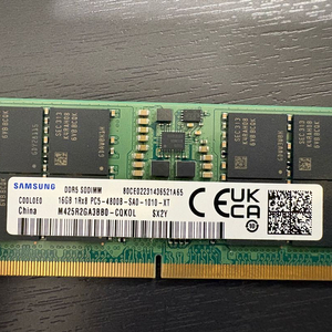 삼성 DDR5 16G 4800 팝니다