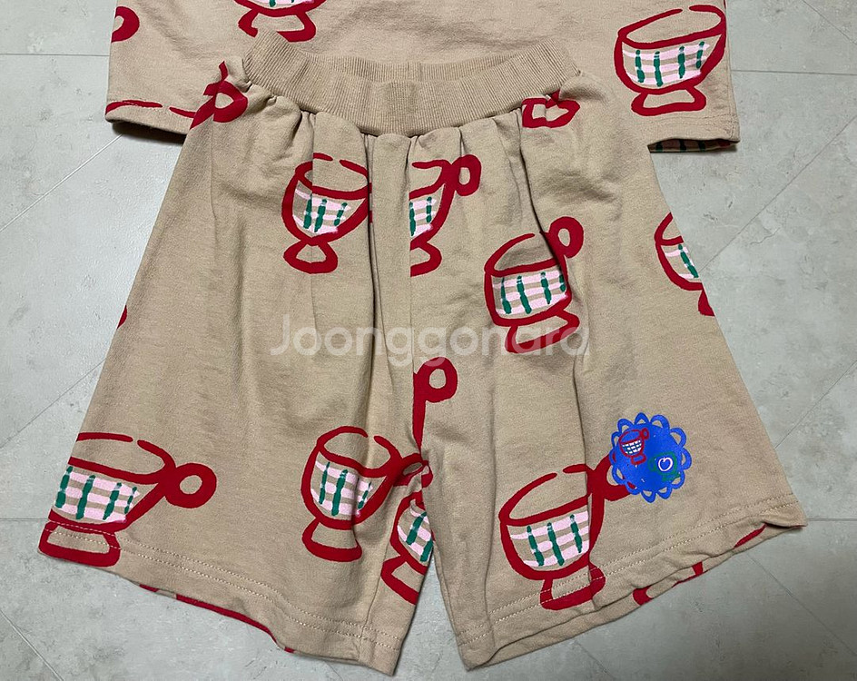 베베베베 반팔 상하복 L 택포--2