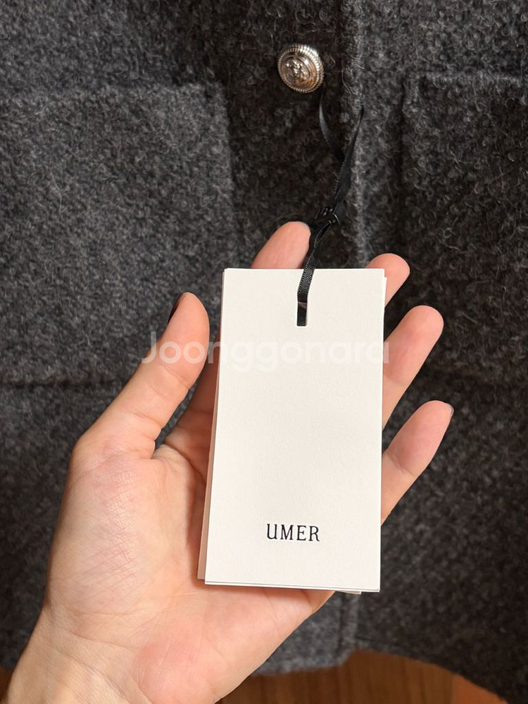 유메르 FW 에투알 알파카 트위드 자켓 L--3