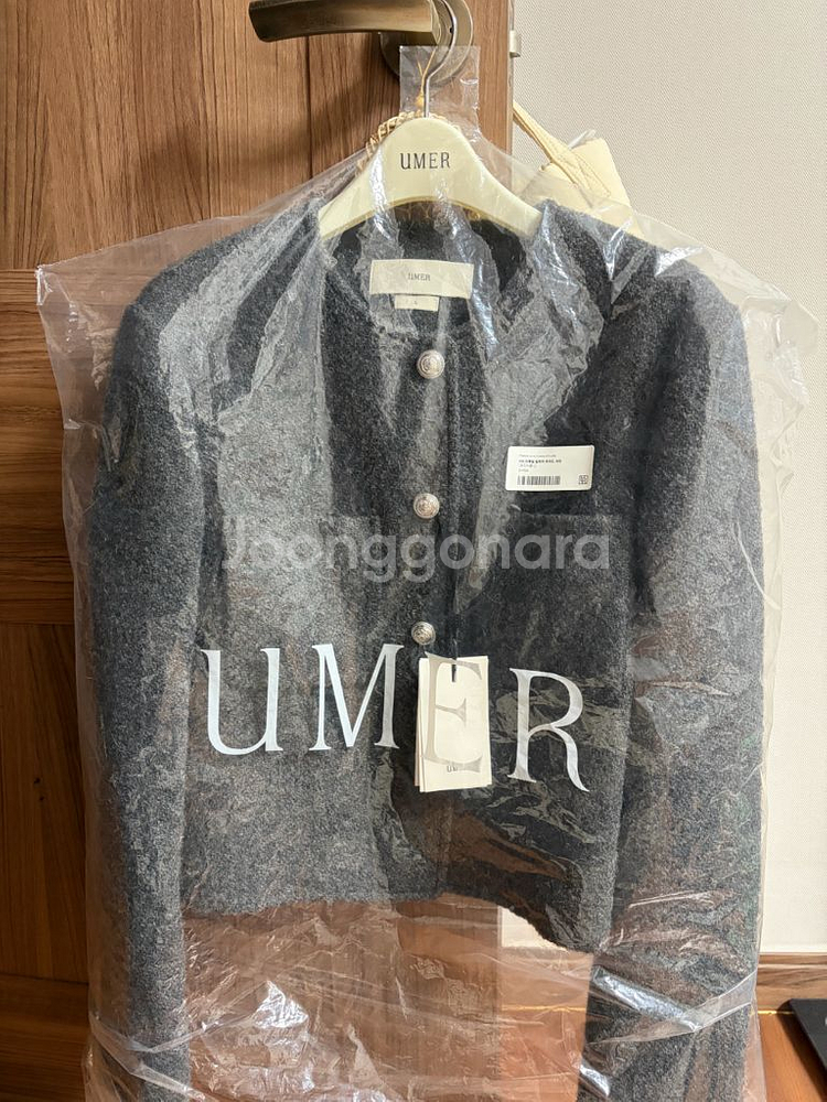 유메르 FW 에투알 알파카 트위드 자켓 L--2