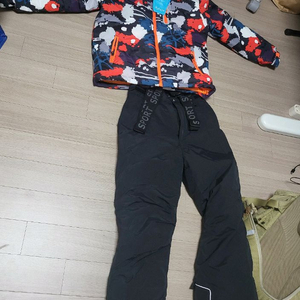 스키복상하 남아150 새상품