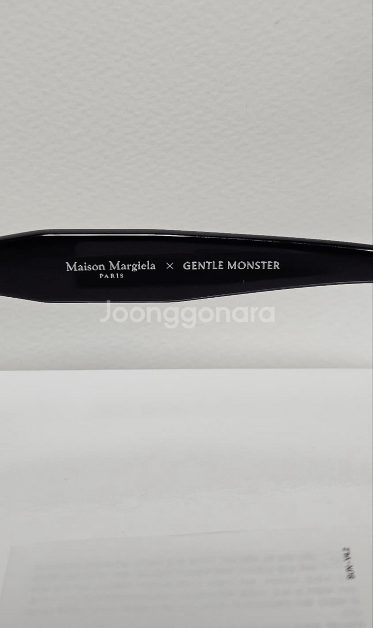 메종 마르지엘라x젠틀몬스터 mm212 블랙브라운 렌즈--3