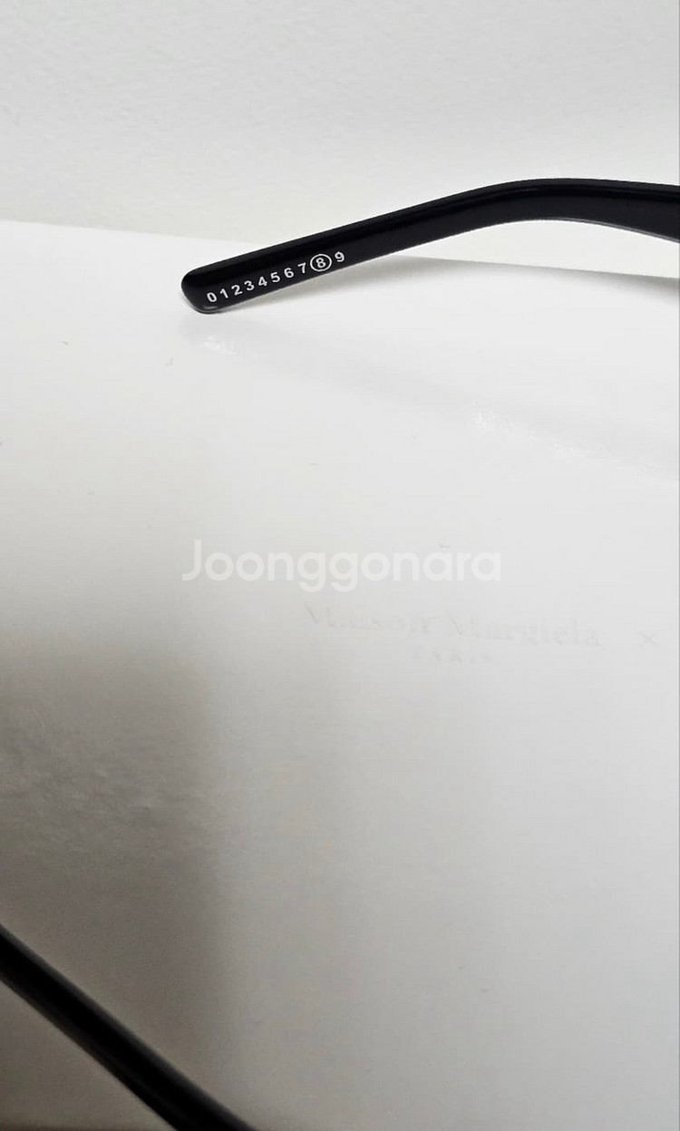 메종 마르지엘라x젠틀몬스터 mm212 블랙브라운 렌즈--5