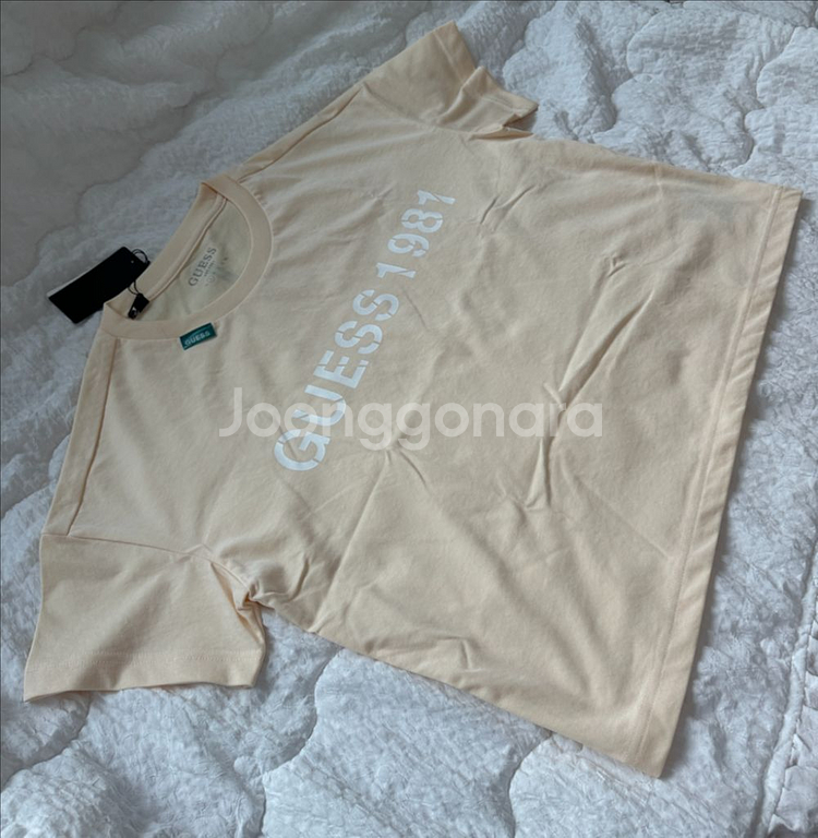 새상품)게스 반팔티/라이트 옐로우/s--2