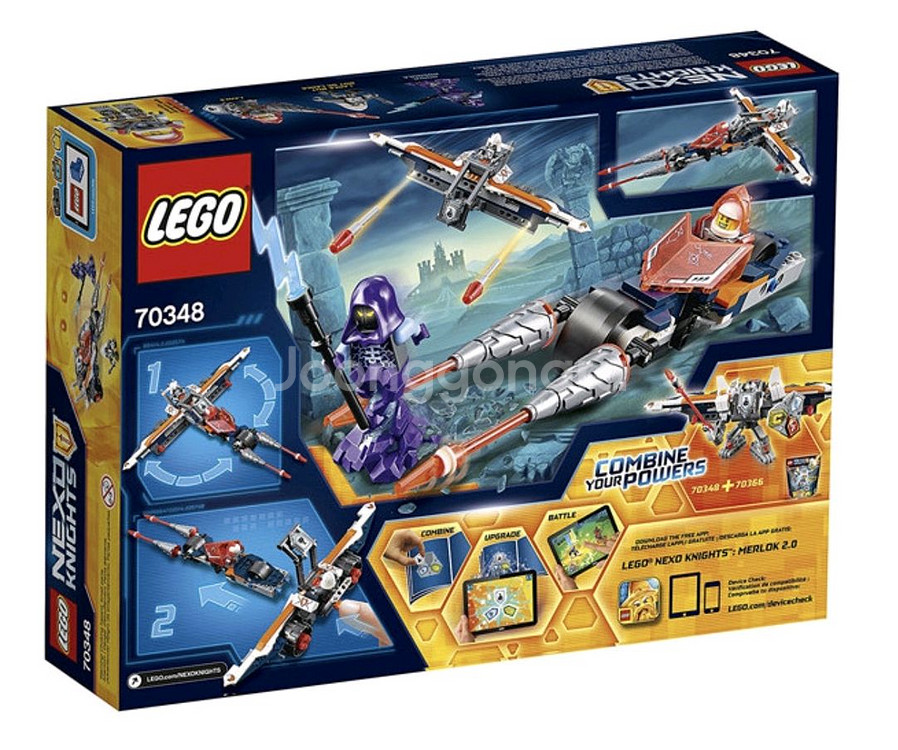 레고 넥소나이츠 70348 랜스의 트윈 창 전투차량--1