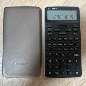 샤프 재무용 계산기