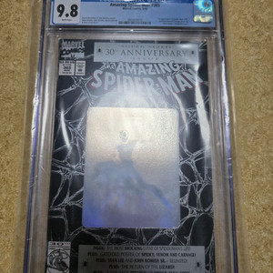 스파이더맨 30주년 만화책 cgc9.8 팝니다
