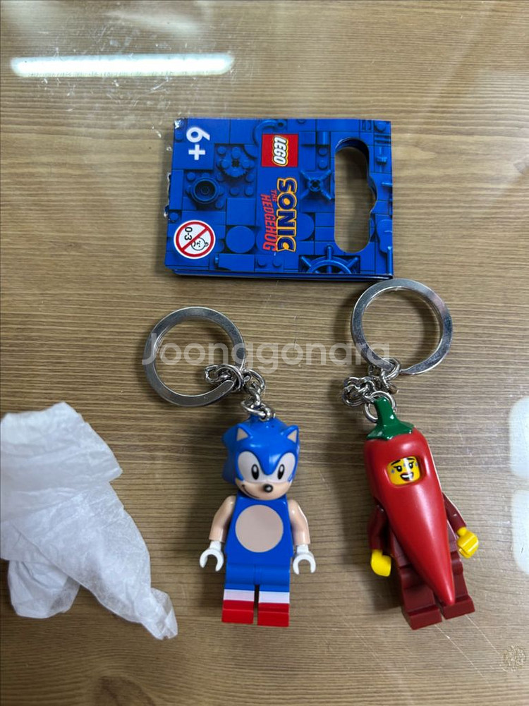 레고 소닉 키링 고추소녀 키링 중고--0