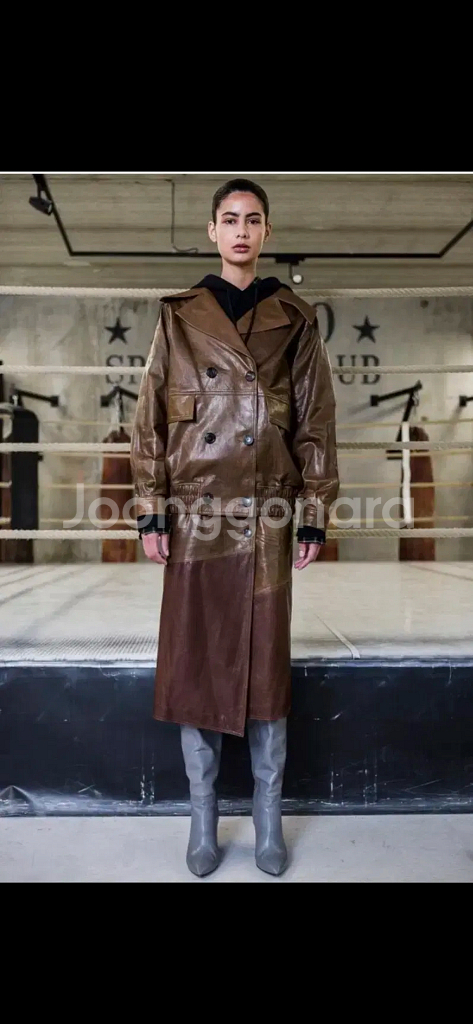 SYSTEM 시스템 램스킨 봄버 자켓--1