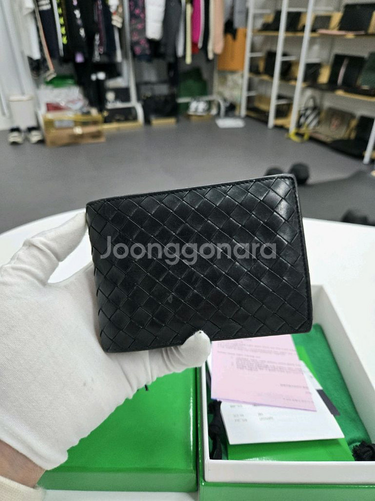 [A급컨디션]보테가베네타 포켓 반지갑--0