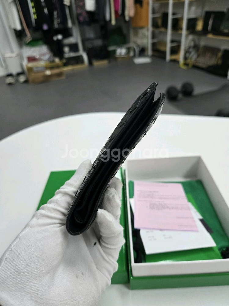 [A급컨디션]보테가베네타 포켓 반지갑--2