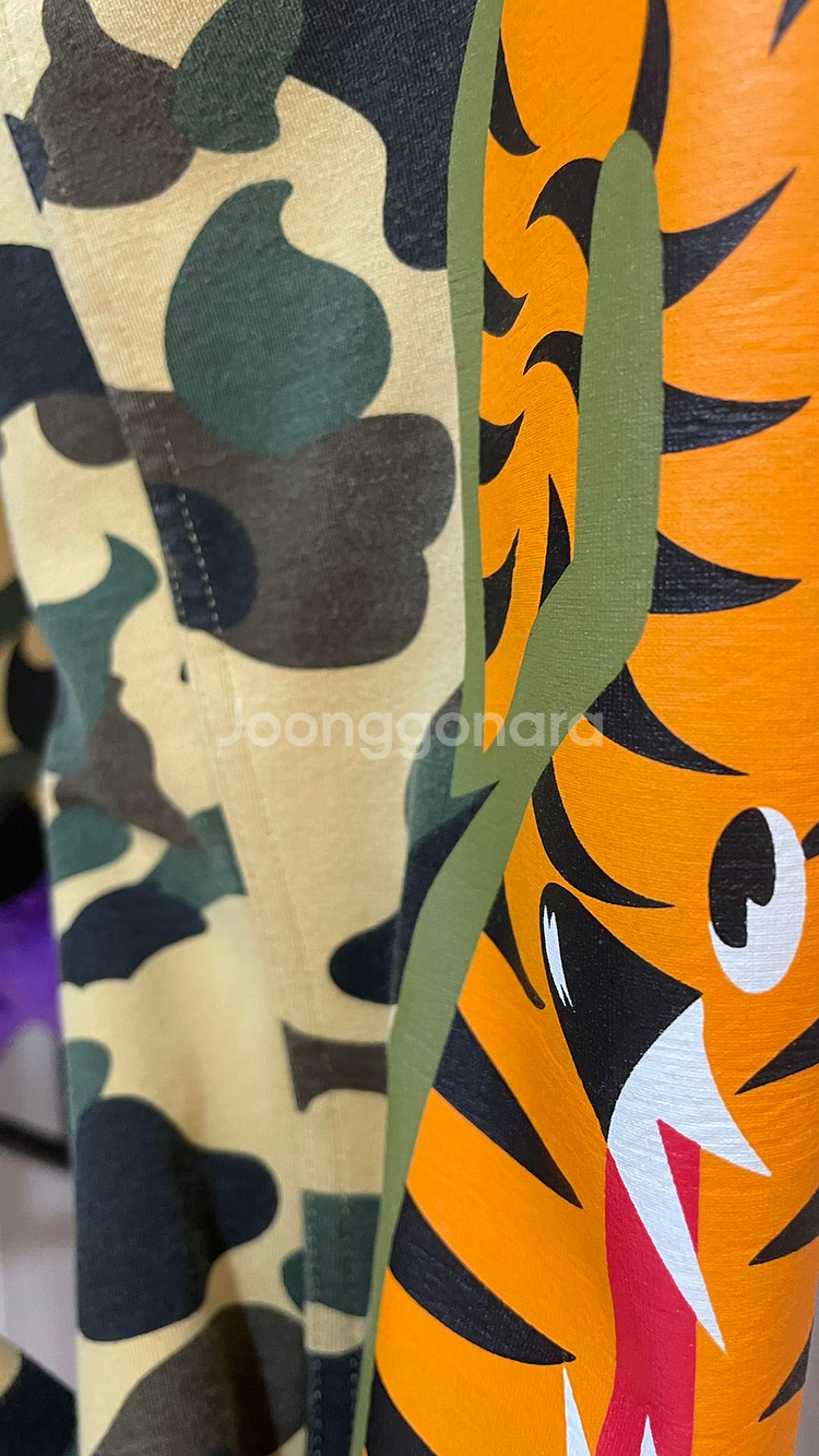 베이프 마원 자켓 항공점퍼 황계 L (bape ma-1--3