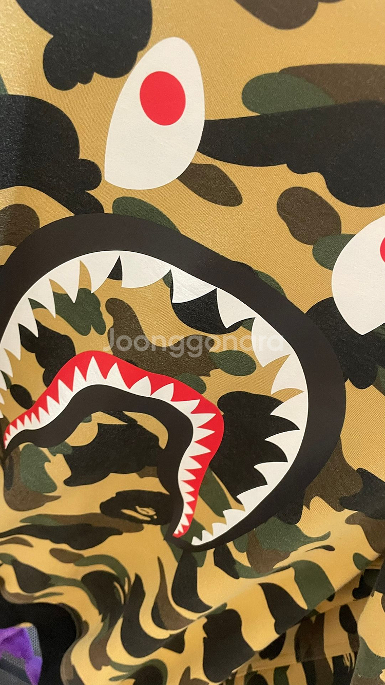 베이프 마원 자켓 항공점퍼 황계 L (bape ma-1--4
