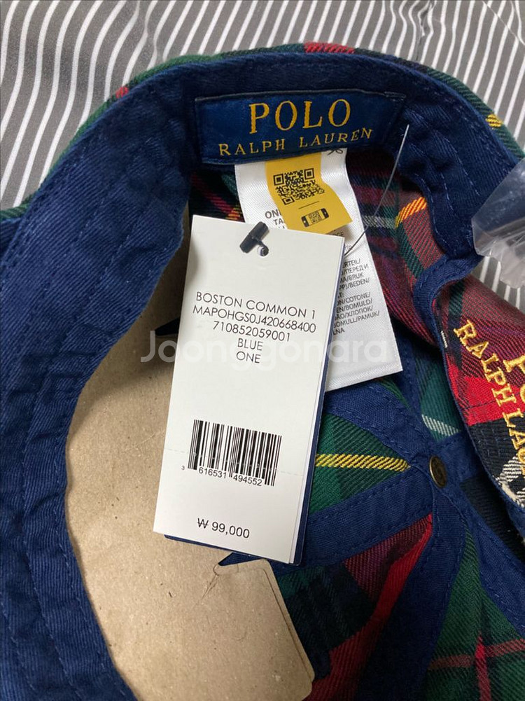 폴로 랄프로렌 코튼 치노 베이스볼 캡--5