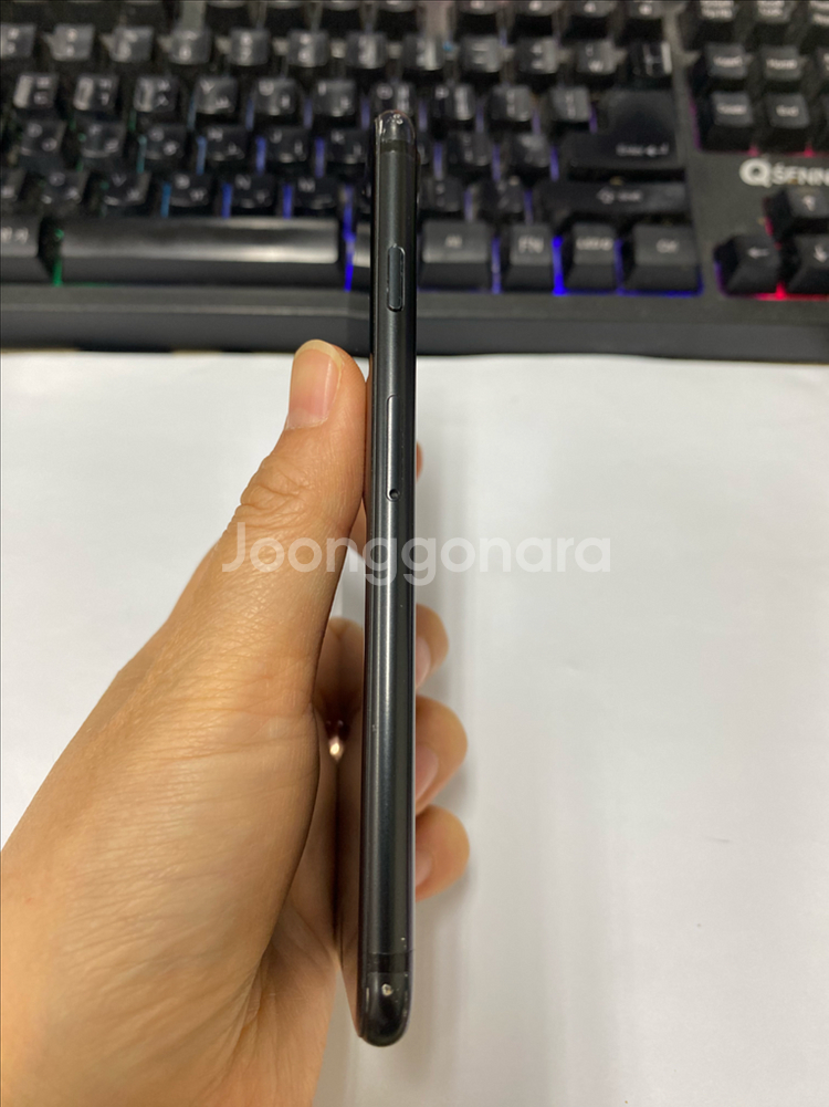 아이폰7 매트블랙 외관깔끔 128GB 91% 카메라용--5