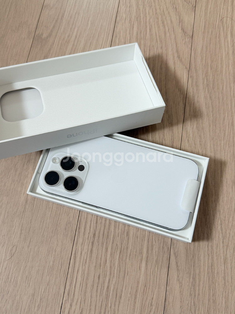 256gb 아이폰 무소음 화이트 티타늄 A급--0