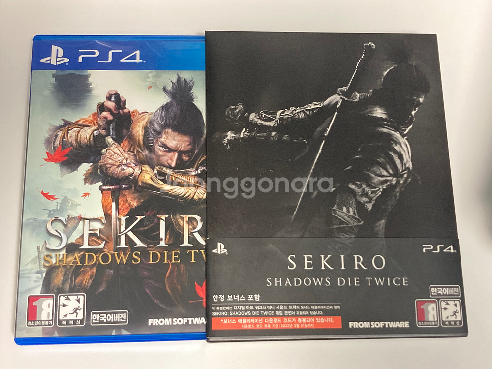 PS4 세키로 초회판 팝니다--0