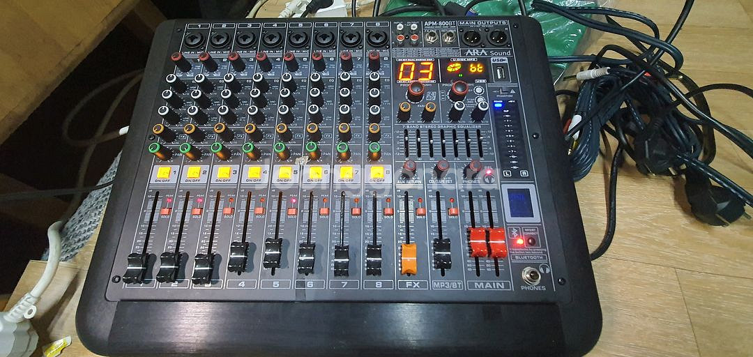 ARA Sound APM-800BT 파워드믹서--0
