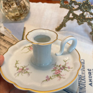 (빈티지)프랑스 하빌랜드 리모지 촛대