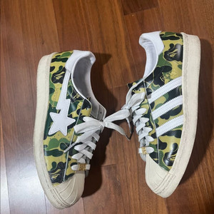 아디다스 x 베이프 슈퍼스타 80s 그린 카모 판매