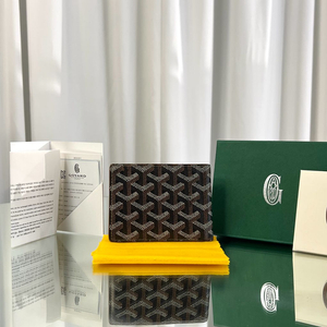 [풀구성]고야드 빅투와르 반지갑 블랙 탄