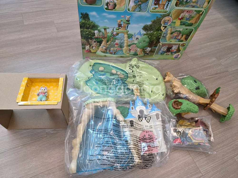 실바니안패밀리 비밀 숲속의 폭포 탐험 피규어세트5761--7