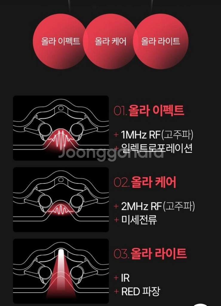 알록 고주파 마사지기(찝프팅)--2