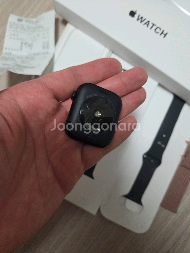 애플워치se3 미드나이트 44mm gps 새상품급--6