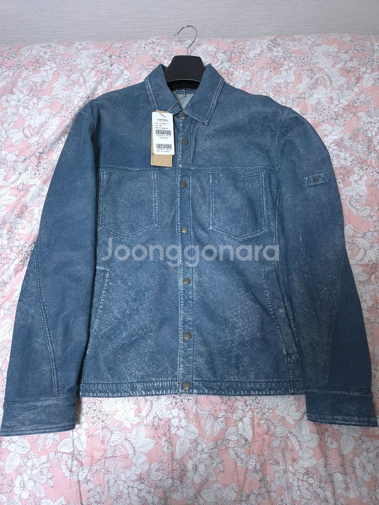 25ss 시리즈 인디고 레더 셔츠 100 새상품--7