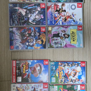 닌텐도 스위치 게임칩 중고 몇 가지 팝니다.