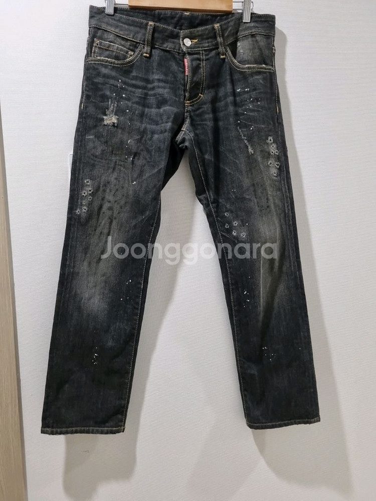 디스퀘어드2 블랙진 청바지 국내정품--2