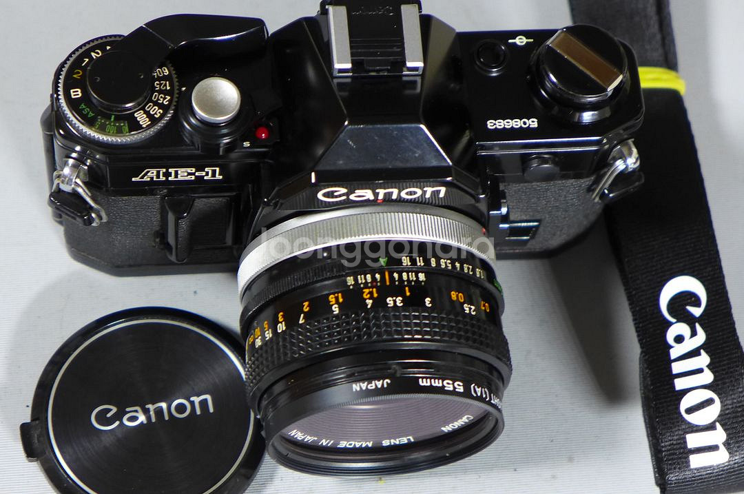 Canon AE-1 Black FD 50mm 1.8렌즈--4