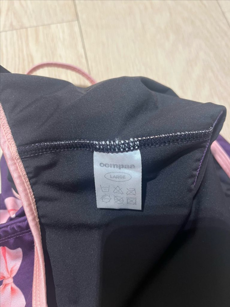 움파 핑크리본 실내수영복 L 라지 이미지