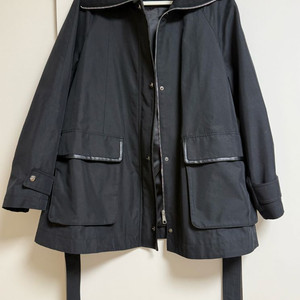 보브 니트 카라 자켓 블랙 55(1회 착용)