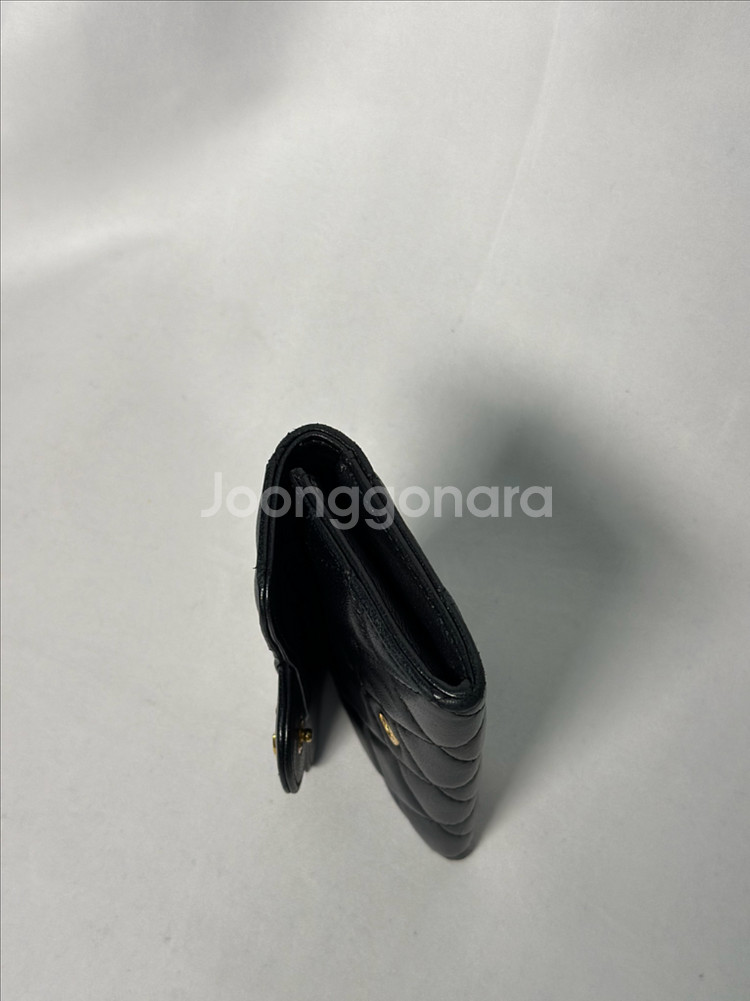 샤넬 클래식 똑딱이 금장 카드지갑--4