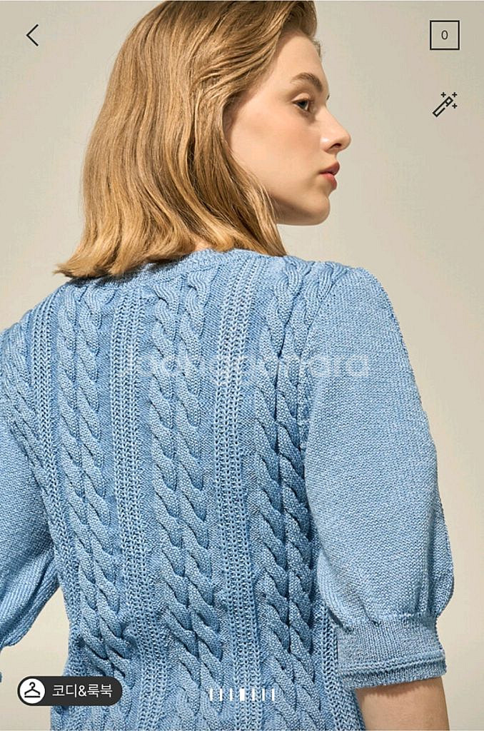 랑방 케이블 니트 (타임,마인,더캐시미어)--3