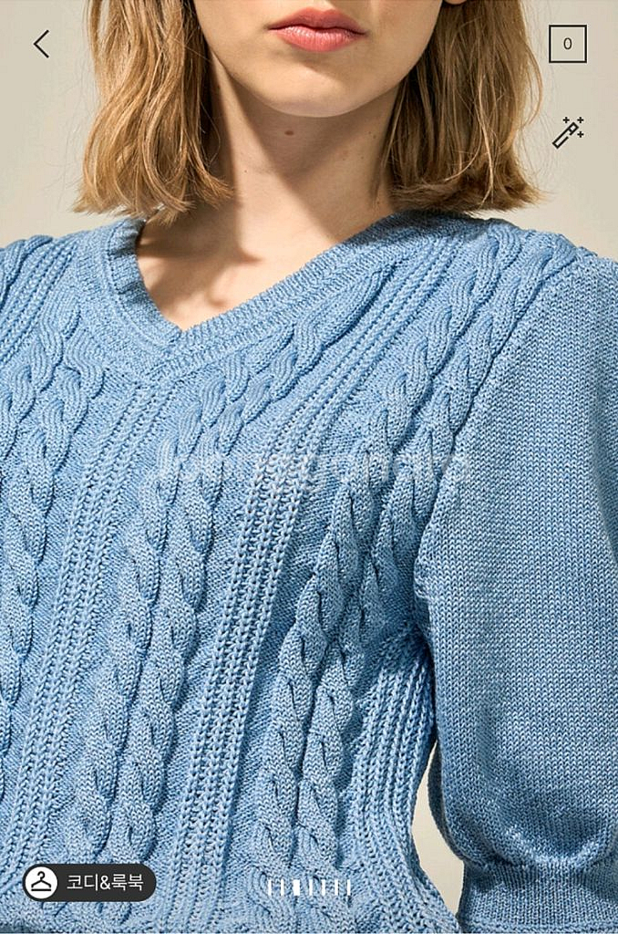 랑방 케이블 니트 (타임,마인,더캐시미어)--2