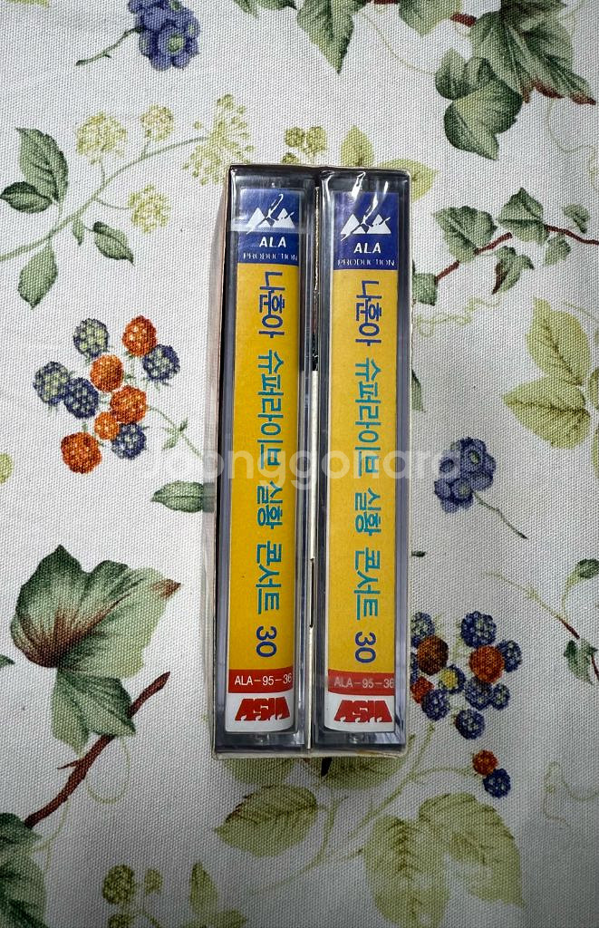 나훈아 슈퍼라이브 실황 콘서트 카세트테이프 (미개봉)--3