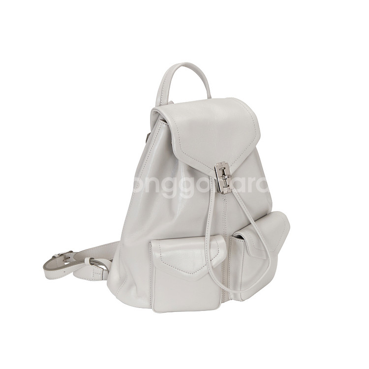 분크 오캄 두 더블 포켓 백팩 미듐 라이트 베이지--2