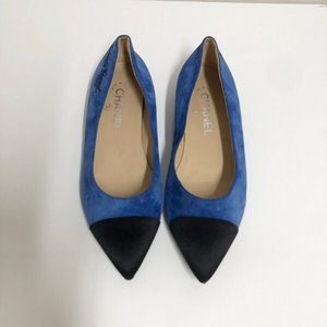 (230사이즈)샤넬 정품 가브리엘 샤넬 투톤 스웨이드