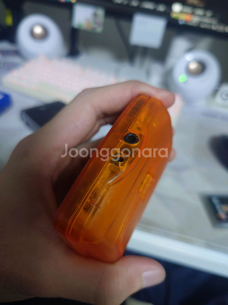 게임보이 컬러 클리어 오렌지 A급 (하우징품)--5