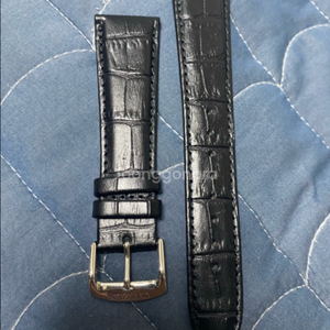 시티즌 정품 가죽 스트랩 블랙 22mm 싸게 팝니다.