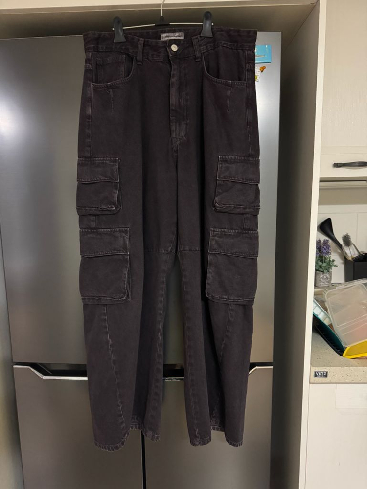 999 휴머니티 커브드 서퍼 다이드 데님 팬츠(L) 이미지