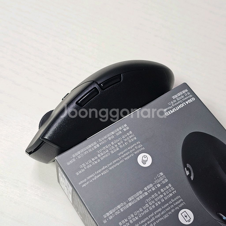 로지텍 G304 블랙 무선 마우스--2