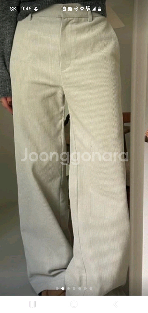 마레 코듀로이 바지 s사쥬--0