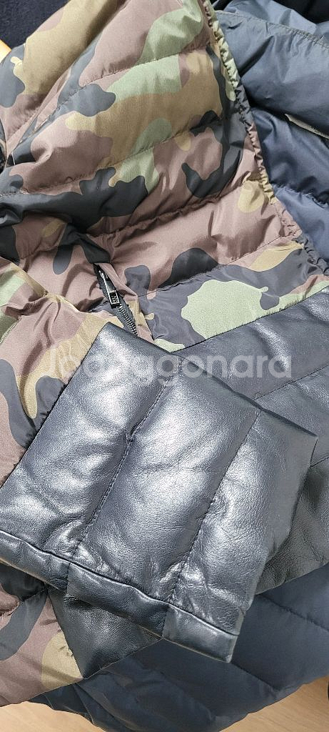 발렌티노 카모플라쥬 후드 패딩점퍼--5